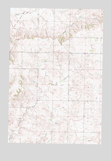 Hazelton NW, ND USGS Topographic Map