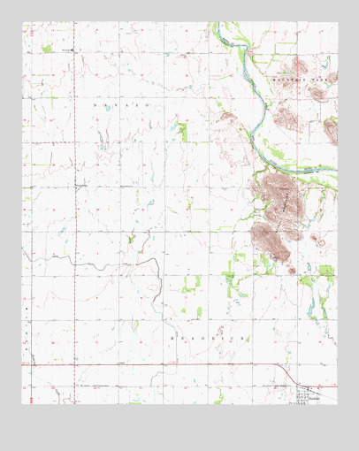 Headrick, OK USGS Topographic Map