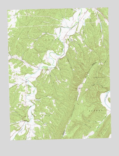 Headsville, WV USGS Topographic Map