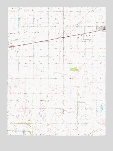 Axtell West, NE USGS Topographic Map