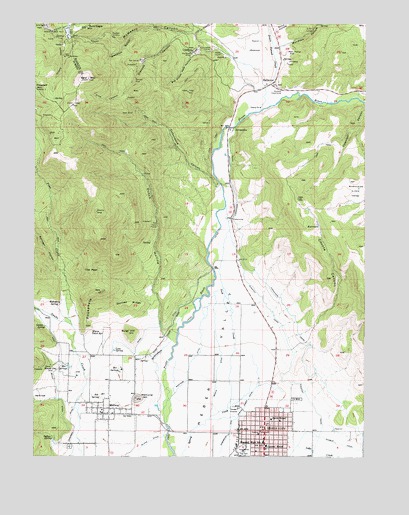 Heber City, UT USGS Topographic Map