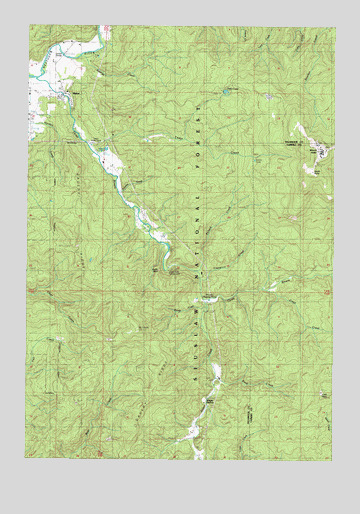 Hebo, OR USGS Topographic Map
