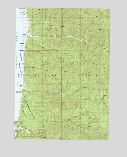 Heceta Head, OR USGS Topographic Map