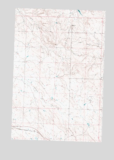 Hecker Ranch, MT USGS Topographic Map