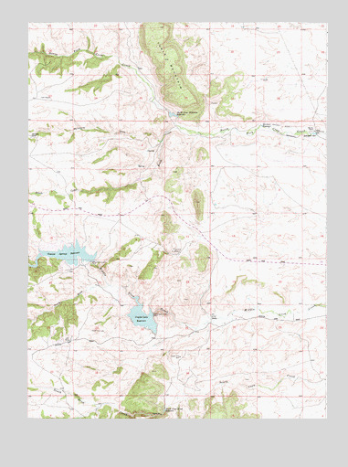 Hecla, WY USGS Topographic Map