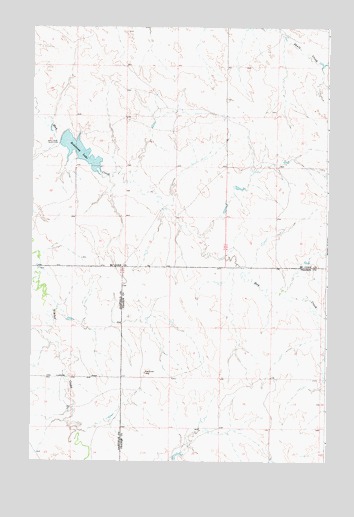 Hedstrom Lake, MT USGS Topographic Map