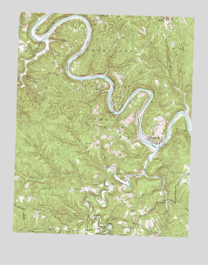 Heidelberg, KY USGS Topographic Map