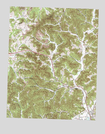 Heidrick, KY USGS Topographic Map