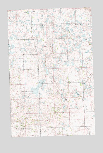 Helde Lake, ND USGS Topographic Map