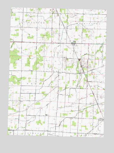 Helena, OH USGS Topographic Map