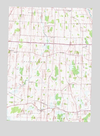 Helenville, WI USGS Topographic Map