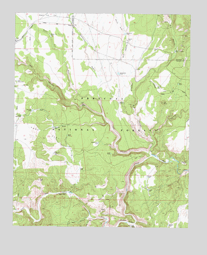 Hell Point, AZ USGS Topographic Map