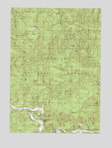 Hellion Rapids, OR USGS Topographic Map