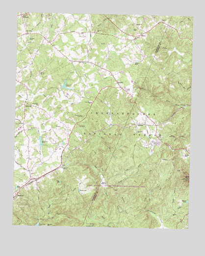 Ayersville, GA USGS Topographic Map