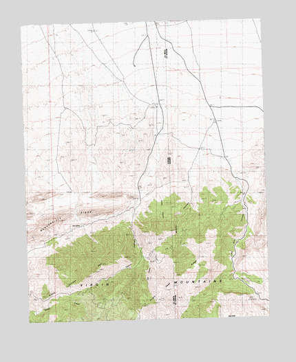 Hen Spring, NV USGS Topographic Map
