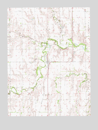 Ayr, NE USGS Topographic Map