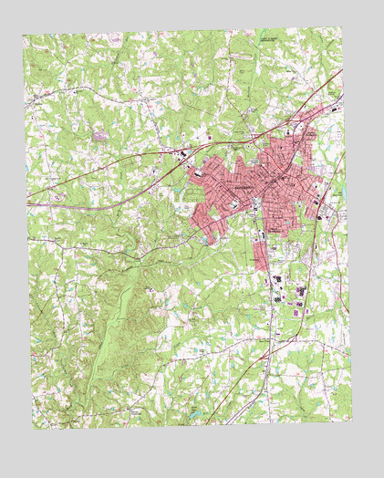 Henderson, NC USGS Topographic Map
