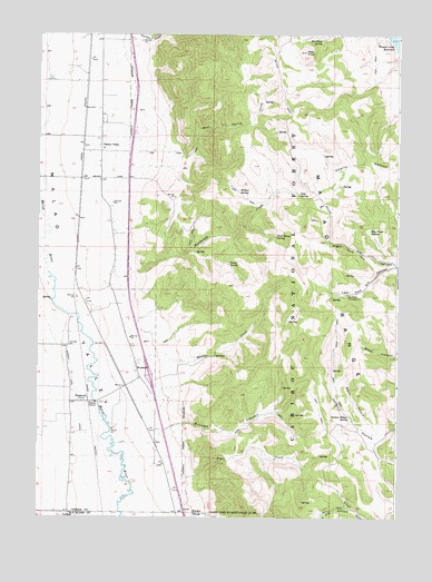 Henderson Creek, ID USGS Topographic Map