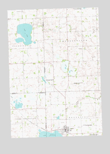Hendricks, MN USGS Topographic Map