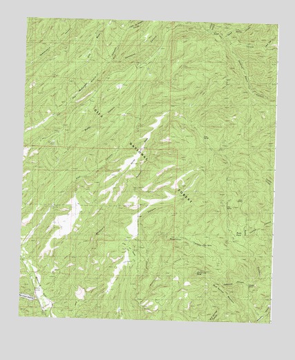 Hendricks Peak, NM USGS Topographic Map