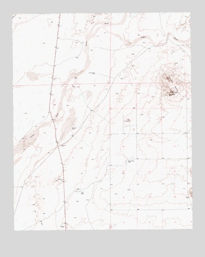 Hennessy Buttes, AZ USGS Topographic Map