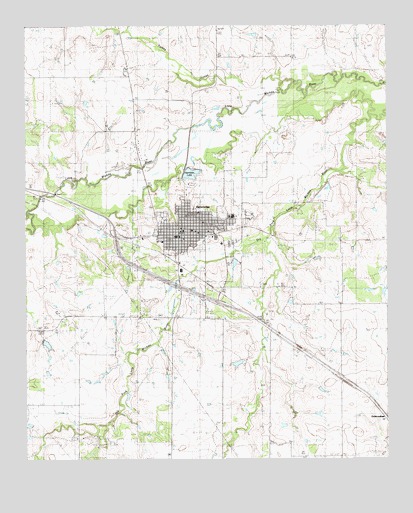 Henrietta, TX USGS Topographic Map
