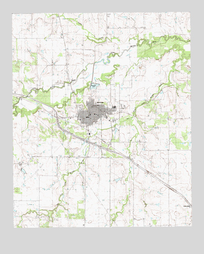 Henrietta, TX USGS Topographic Map