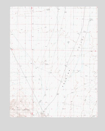 Henrys Well, NV USGS Topographic Map