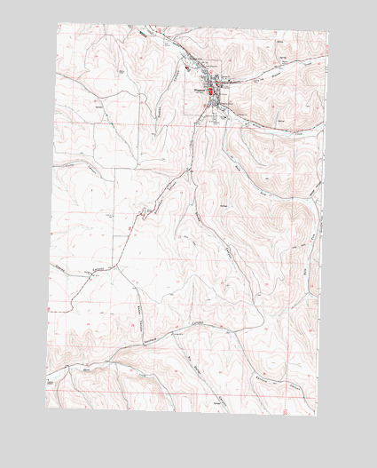 Heppner, OR USGS Topographic Map