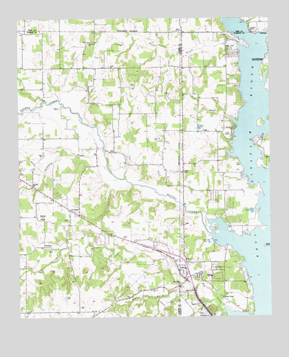 Azle, TX USGS Topographic Map