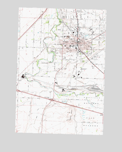 Hermiston, OR USGS Topographic Map