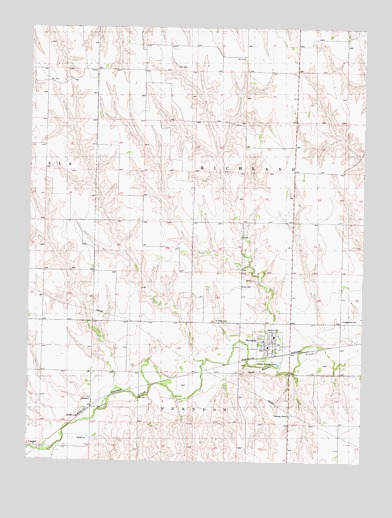 Herndon, KS USGS Topographic Map