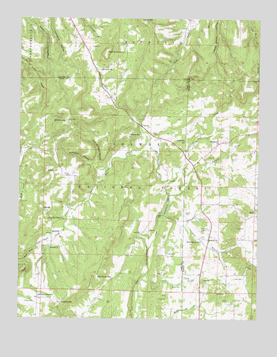 Herod, IL USGS Topographic Map