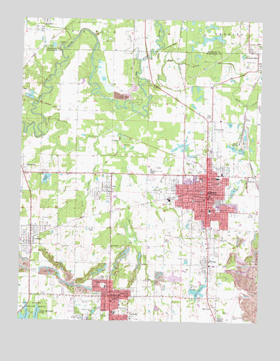Herrin, IL USGS Topographic Map