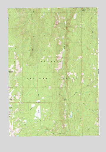 Hershey Point, ID USGS Topographic Map