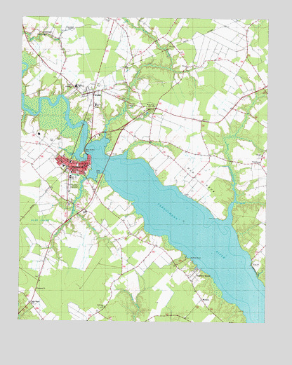 Hertford, NC USGS Topographic Map