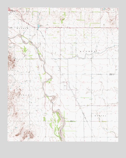 Hester, OK USGS Topographic Map