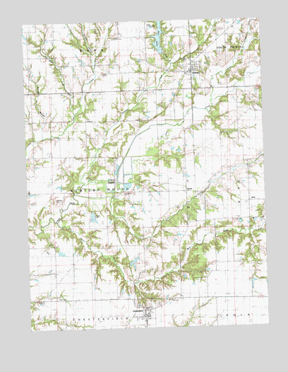 Hettick, IL USGS Topographic Map