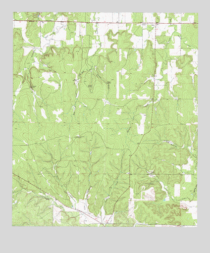 Hext, TX USGS Topographic Map