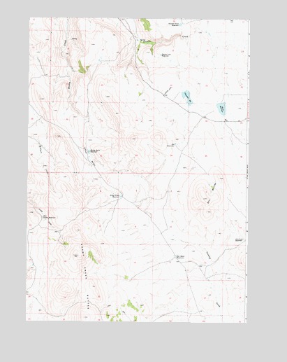 Hickey Basin, OR USGS Topographic Map