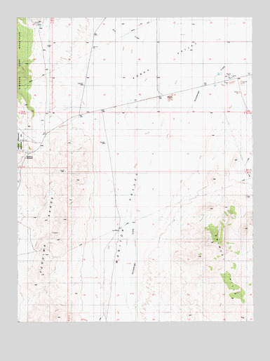 Hickison Summit, NV USGS Topographic Map