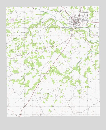 Hico, TX USGS Topographic Map
