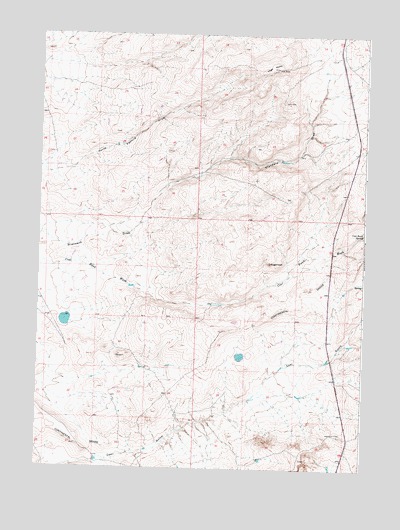 High Point, WY USGS Topographic Map