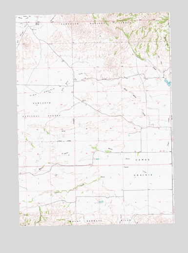 High Prairie, ID USGS Topographic Map