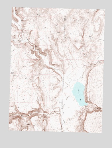 High Rock Lake, NV USGS Topographic Map