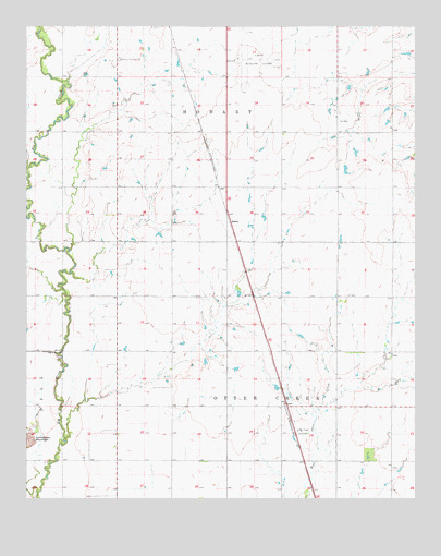 Babbs, OK USGS Topographic Map