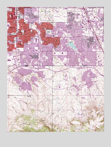 Highlands Ranch, CO USGS Topographic Map