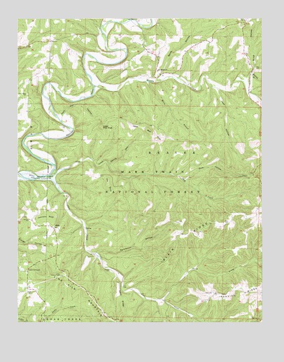 Hilda, MO USGS Topographic Map