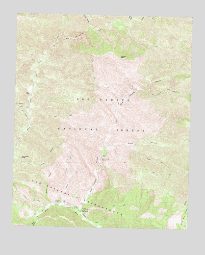 Hildreth Peak, CA USGS Topographic Map