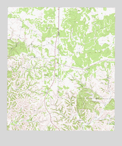 Hillcrest Ranch, TX USGS Topographic Map